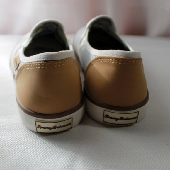 Tommy Bahama Slip On Striped Nautical Boat Sneakers, Size 8, NWOT - Picture 8 of 10